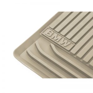 Резиновые задние коврики BMW F07 LCI GT 5 серия, Biege Резиновые задние коврики BMW F07 LCI GT 5 серия, Biege