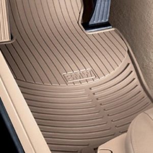 Резиновые передние коврики BMW F10/F11 5 серия, Беж. Резиновые передние коврики BMW F10/F11 5 серия, Беж.
