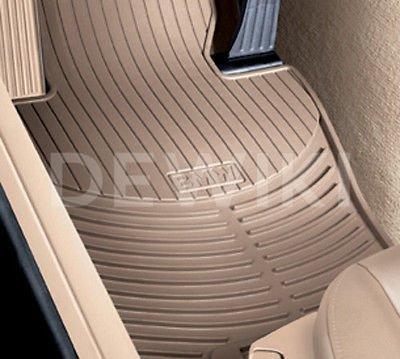 Резиновые передние коврики BMW F10/F11 5 серия, Беж. Резиновые передние коврики BMW F10/F11 5 серия, Беж.