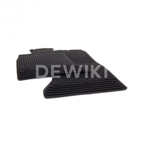 Резиновые передние коврики BMW F10/F11 5 серия, Black