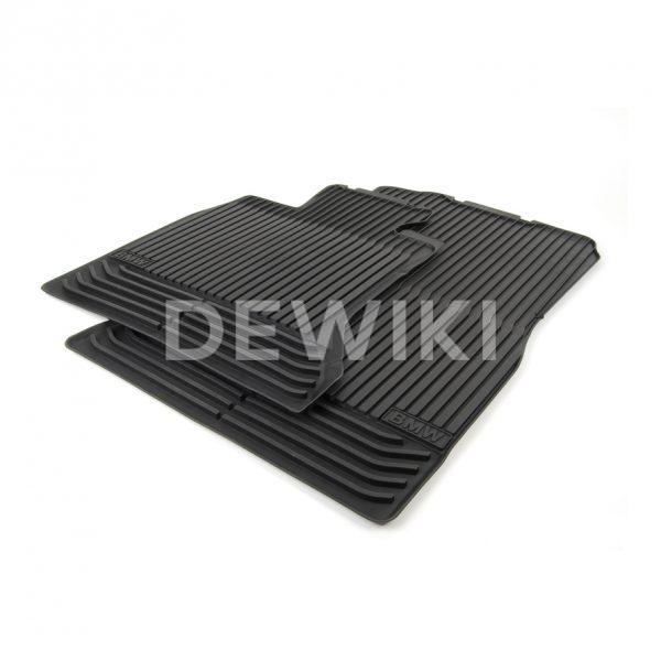 Резиновые передние коврики BMW F10/F11 5 серия, Black Резиновые передние коврики BMW F10/F11 5 серия, Black