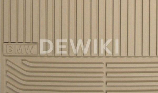 Резиновые передние коврики BMW F10/F11 5 серия, Biege Резиновые передние коврики BMW F10/F11 5 серия, Biege