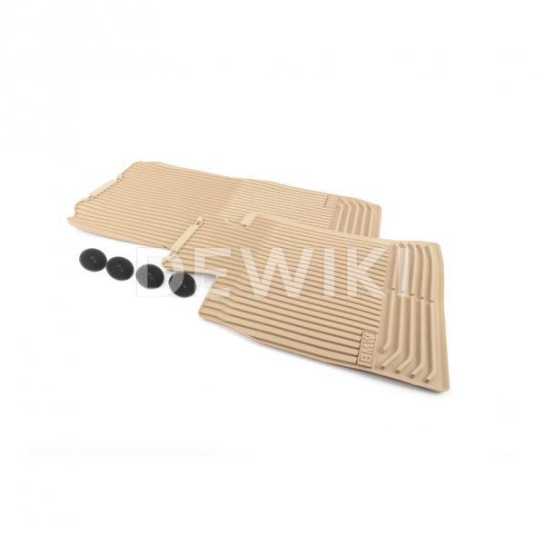 Резиновые передние коврики BMW F10/F11 5 серия, Biege Резиновые передние коврики BMW F10/F11 5 серия, Biege