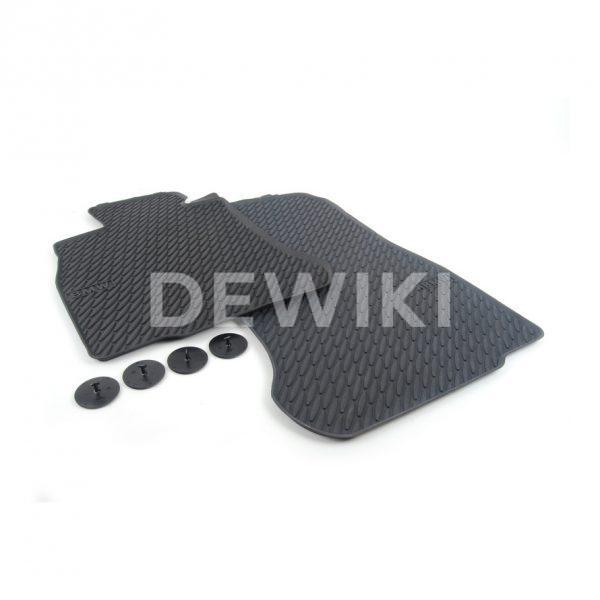 Резиновые передние коврики BMW F12/F13/F06 6 серия, Black
