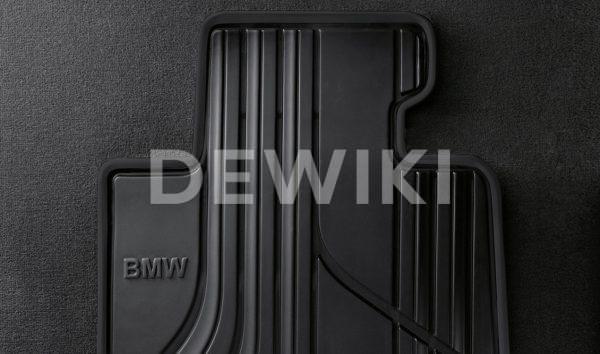Резиновые передние коврики BMW F32/F36/F33 4 серия AWD, Basis