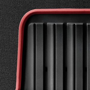 Резиновые задние коврики BMW F45 2 серия, Black/Red Резиновые задние коврики BMW F45 2 серия, Black/Red