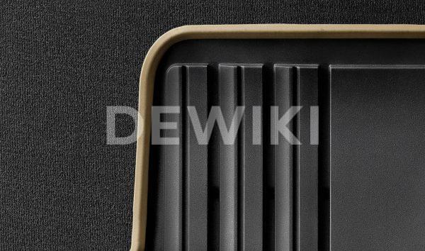 Резиновые задние коврики BMW F46 2 серия, Anthracite/Beige Резиновые задние коврики BMW F46 2 серия, Anthracite/Beige