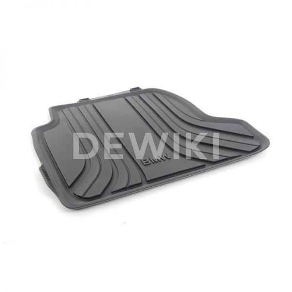 Резиновые задние коврики BMW F22 2 серия, Basis Black Резиновые задние коврики BMW F22 2 серия, Basis Black