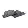 Резиновые задние коврики BMW F22 2 серия, Basis Black