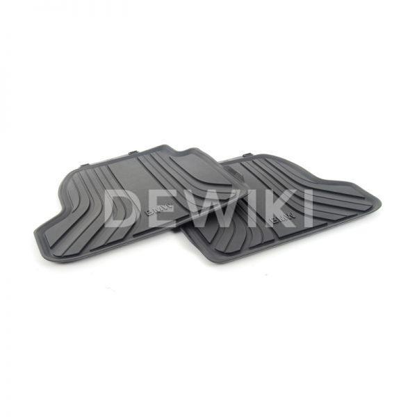 Резиновые задние коврики BMW F22 2 серия, Basis Black Резиновые задние коврики BMW F22 2 серия, Basis Black
