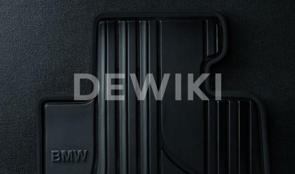 Резиновые передние коврики BMW E90/E91/E92 3 серия, Black Anthrazit