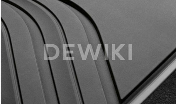 Резиновые задние коврики BMW E90/E91 3 серия, Anthracite Резиновые задние коврики BMW E90/E91 3 серия, Anthracite