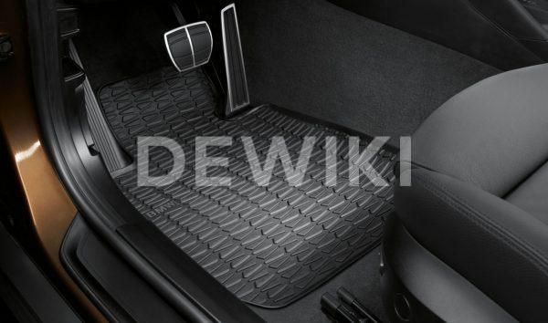 Резиновые передние коврики BMW X1 E84 S Drive, Anthracite
