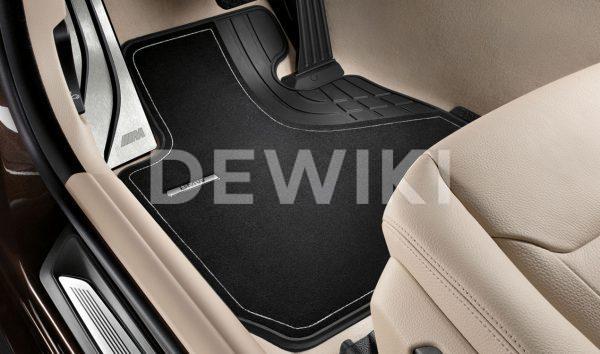 Велюровые передние коврики BMW F30/F31/F34/F80 3 серия, Luxury