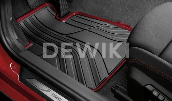 Резиновые передние коврики BMW F30/F31/F34 3 серия, Sport Line Резиновые передние коврики BMW F30/F31/F34 3 серия, Sport Line