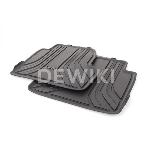 Резиновые задние коврики BMW F32/F33/F82 4 серия, Basis Black Резиновые задние коврики BMW F32/F33/F82 4 серия, Basis Black