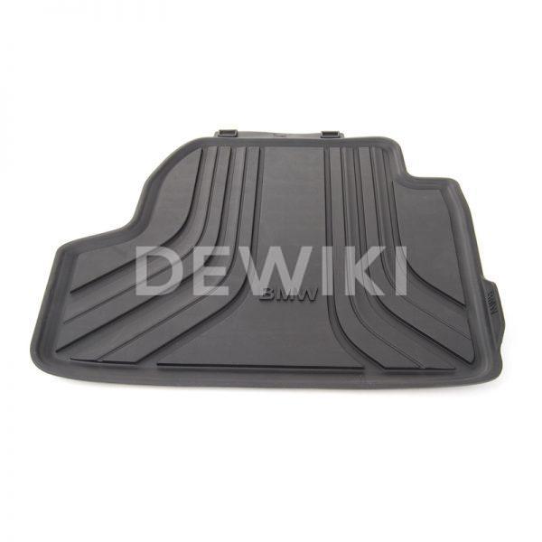 Резиновые задние коврики BMW F32/F33/F82 4 серия, Basis Black Резиновые задние коврики BMW F32/F33/F82 4 серия, Basis Black