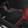 Велюровые передние коврики BMW F32/F33/F36/F82 4 серия, Sport Line Black/Red Велюровые передние коврики BMW F32/F33/F36/F82 4 серия, Sport Line Black/Red