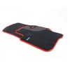 Велюровые передние коврики BMW F32/F33/F36 4 серия, Sport Line Black/Red
