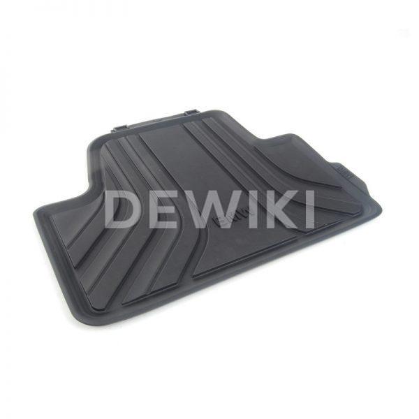 Резиновые задние коврики BMW F33/F83 4 серия, Basis Black Резиновые задние коврики BMW F33/F83 4 серия, Basis Black
