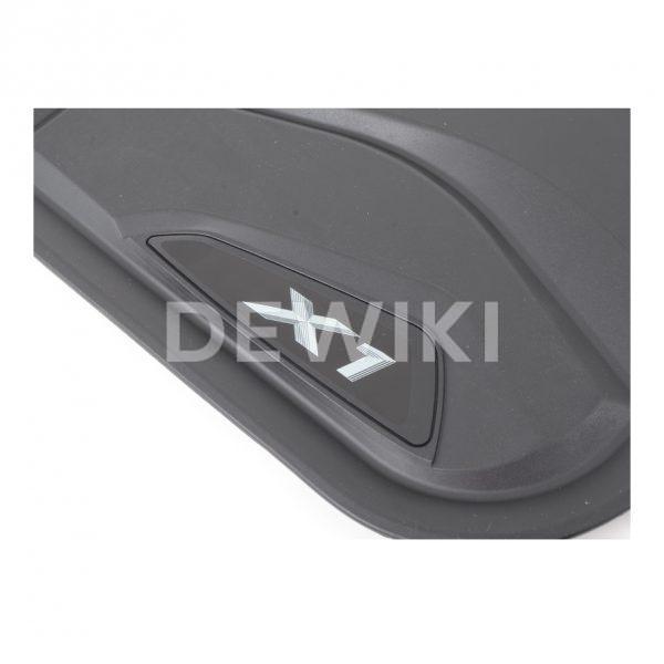 Резиновые задние коврики BMW F48 X1, X Line Резиновые задние коврики BMW F48 X1, X Line