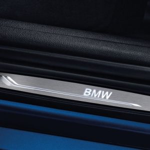 Накладки на пороги BMW со светодиодной подсветкой, X1,1,2,3 и 4 серия