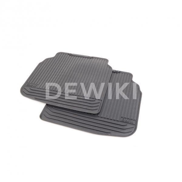 Резиновые задние коврики BMW F02/F04 7 серия, Black - до 2012 г.в. Резиновые задние коврики BMW F02/F04 7 серия, Black - до 2012 г.в.