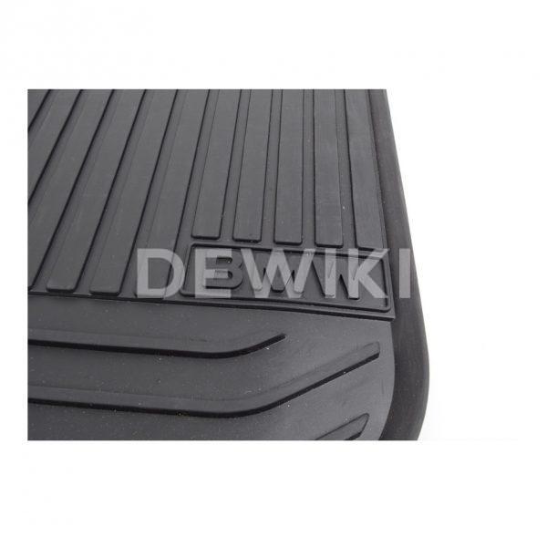 Резиновые задние коврики BMW F02/F04 7 серия, Black - до 2012 г.в. Резиновые задние коврики BMW F02/F04 7 серия, Black - до 2012 г.в.
