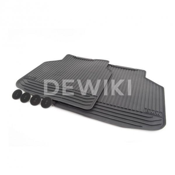 Резиновые задние коврики BMW F02/F04 7 серия, Black - после 2012 г.в. Резиновые задние коврики BMW F02/F04 7 серия, Black - после 2012 г.в.