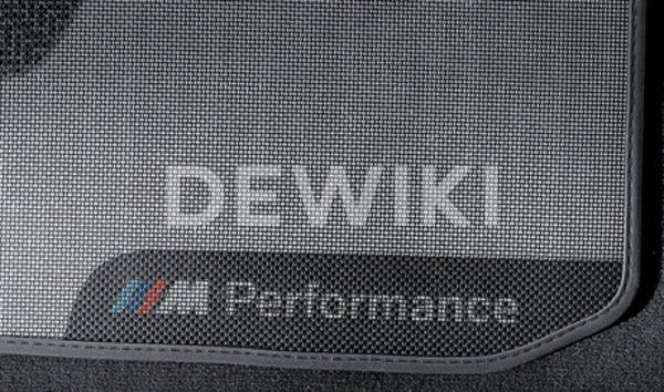 Текстильные задние коврики M Performance BMW F20/F21/ Текстильные задние коврики M Performance BMW F20/F21/