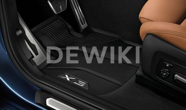 Резиновые передние коврики BMW G01 X3 Резиновые передние коврики BMW G01 X3
