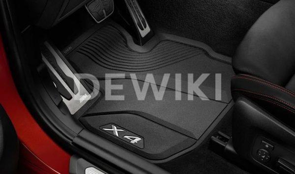 Резиновые передние коврики BMW X4 G02