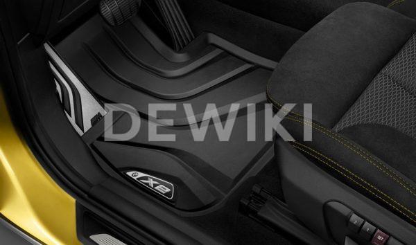 Резиновые передние коврики BMW F39 X2 Резиновые передние коврики BMW F39 X2