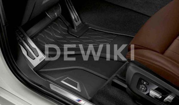 Резиновые передние коврики BMW X5 G05/ X7 G07/ X6 G06, Anthracite