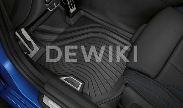 Резиновые передние коврики BMW G20 3 серия, Anthracite