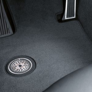 Велюровые напольные коврики для передней части салона "Роза ветров" BMW E85/E86 Z4, Anthracite