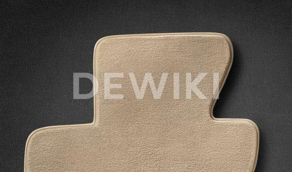 Комплект велюровых ковриков в салон BMW E63 6 серия, Cream Beige