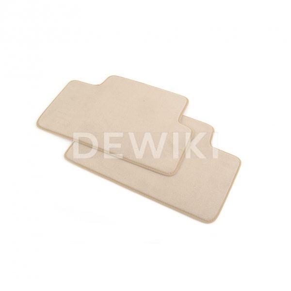 Комплект велюровых ковриков в салон BMW E63 6 серия, Cream Beige Комплект велюровых ковриков в салон BMW E63 6 серия, Cream Beige