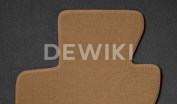 Комплект велюровых ковриков в салон BMW E63 6 серия, Sattel brown