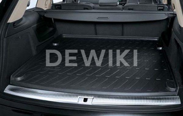 Коврик в багажник Audi Q7 (4L) для пятиместных автомобилей