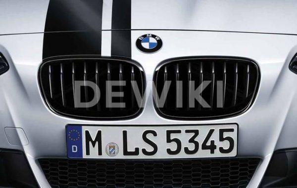 Передняя левая решетка радиатора BMW M Performance F21/F20 1 серия, Black Передняя левая решетка радиатора BMW M Performance F21/F20 1 серия, Black