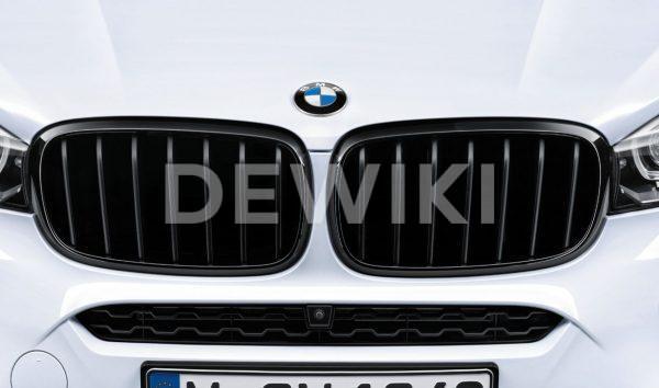 Передняя левая решетка радиатора BMW M Performance F15/F16 X5 и X6, Black