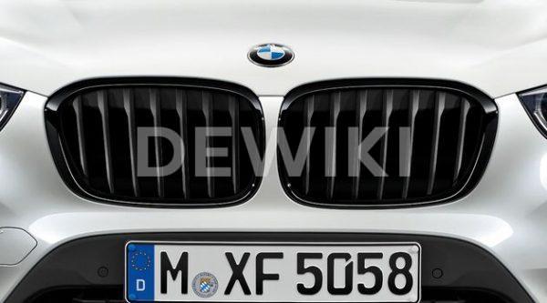 Передняя правая решетка радиатора BMW M Performance F48 X1, Black Передняя правая решетка радиатора BMW M Performance F48 X1, Black