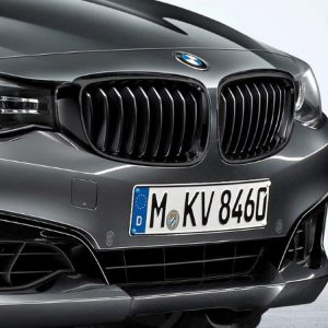 Передняя левая решетка радиатора BMW M Performance F34 3 серия, Black