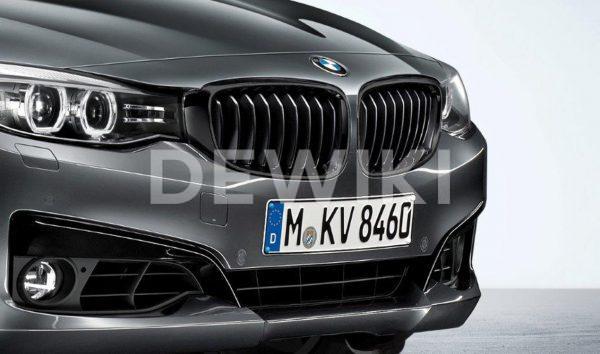 Передняя левая решетка радиатора BMW M Performance F34 3 серия, Black Передняя левая решетка радиатора BMW M Performance F34 3 серия, Black