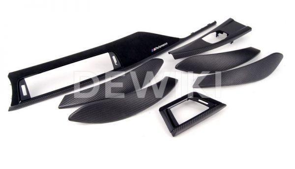 Декоративные планки BMW M Performance из карбона с алькантарой BMW Performance F30 3 серия Декоративные планки BMW M Performance из карбона с алькантарой BMW Performance F30 3 серия