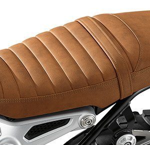 Высокое сиденье Scrambler R nineT Scrambler 2016-2019, коричневое Высокое сиденье Scrambler R nineT Scrambler 2016-2019, коричневое