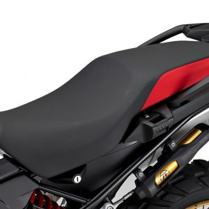 Стандартное сиденье BMW F 750 / 850 GS 2016-2019 год, черное / красное Стандартное сиденье BMW F 750 / 850 GS 2016-2019 год, черное / красное