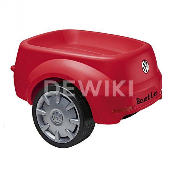 Прицеп к детскому автомобилю Volkswagen Junior Beetle, Red