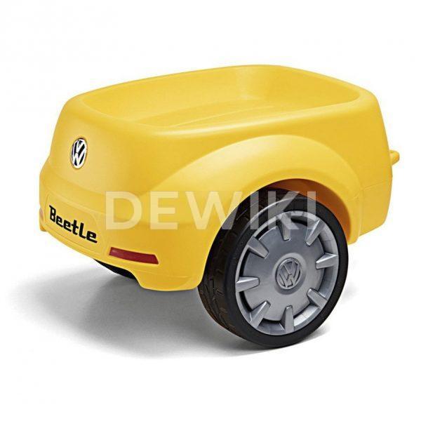 Прицеп к детскому автомобилю Volkswagen Beetle Trailer, Yellow Прицеп к детскому автомобилю Volkswagen Beetle Trailer, Yellow